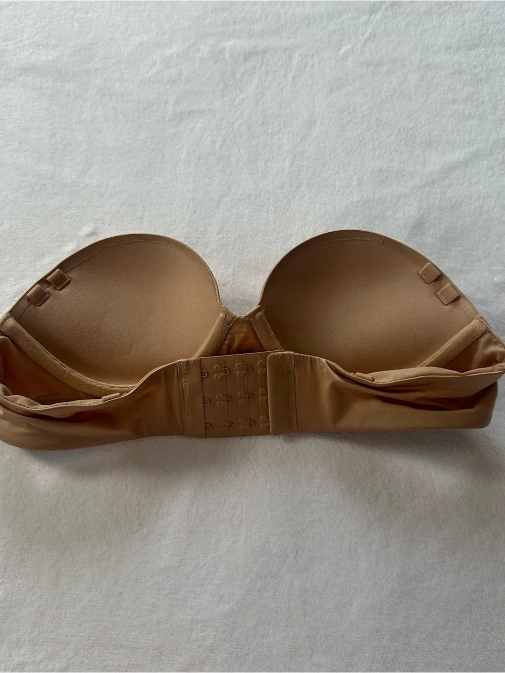 Skims 34a ultimate strapless push up bra clay nude tan shapewear - Picture 3 of 5